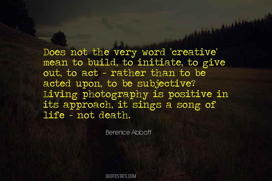 Quotes About Creative Living #1117162