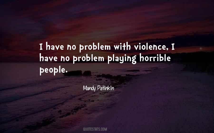 With Violence Quotes #126151