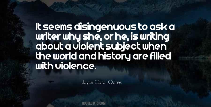 With Violence Quotes #1582481