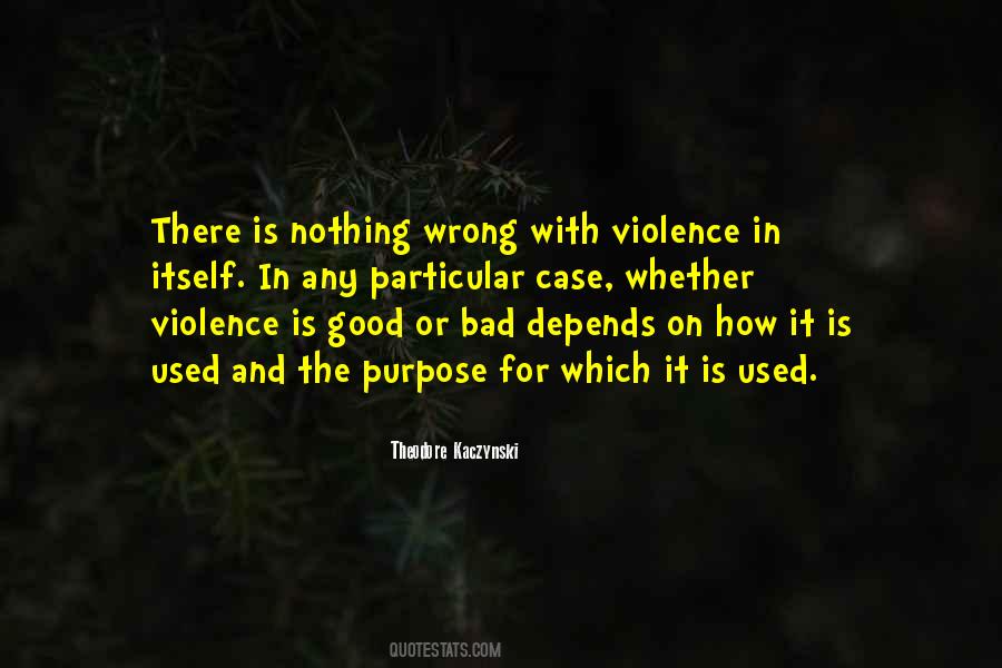 With Violence Quotes #175728