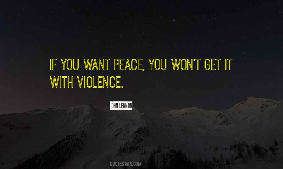 With Violence Quotes #1777926