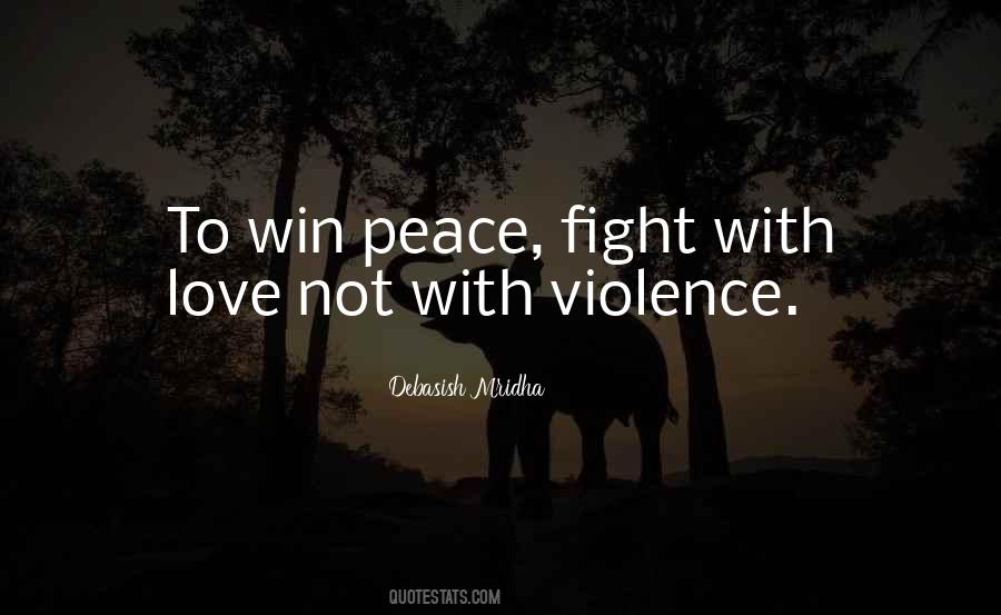 With Violence Quotes #260733