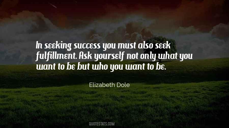 Quotes About Seeking Success #202161