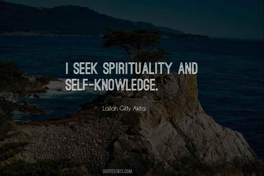 Quotes About Seeking Spirituality #352744