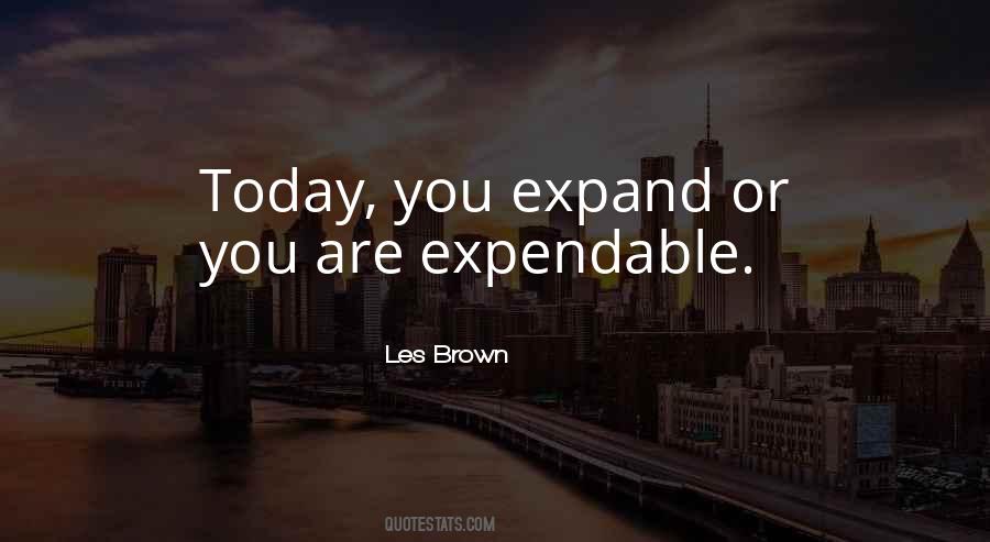 Quotes About Expendable #1013166