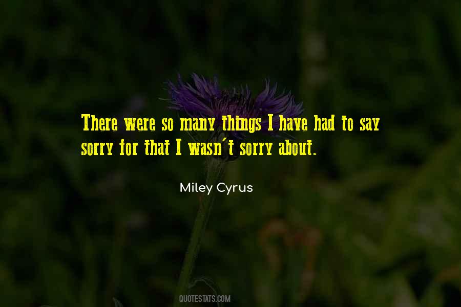 Sorry About Quotes #1242331