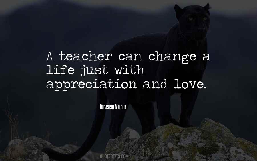 Quotes About Appreciation And Love #1388737