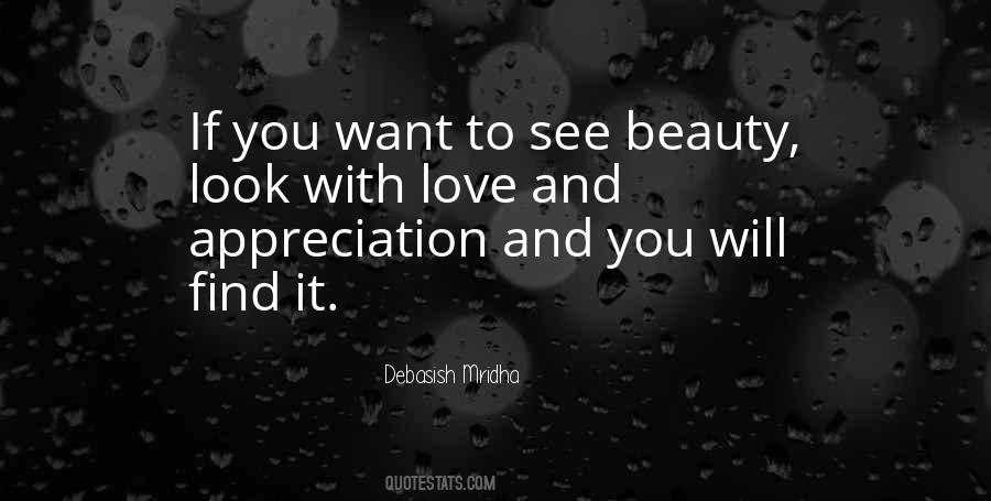 Quotes About Appreciation And Love #227831