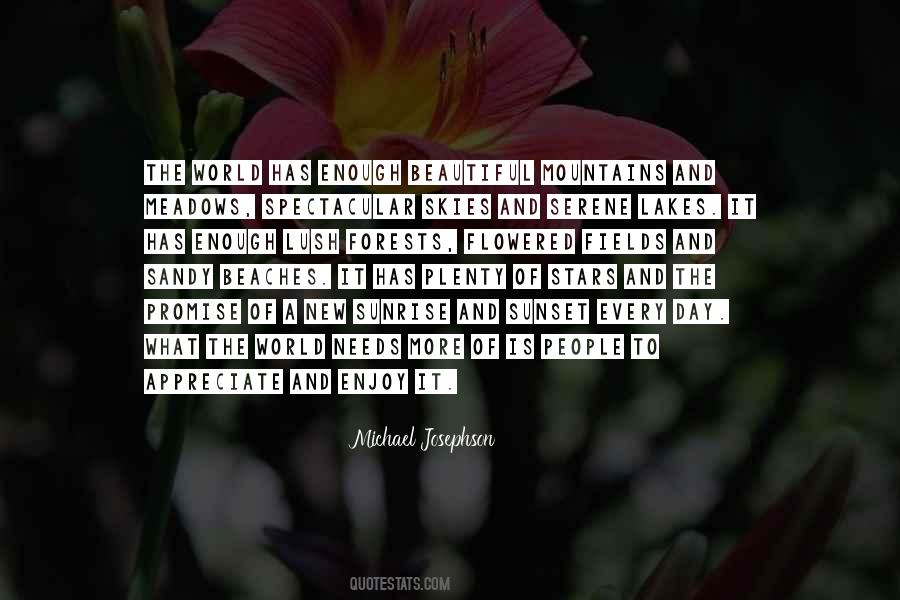 Enjoy And Appreciate Quotes #207480