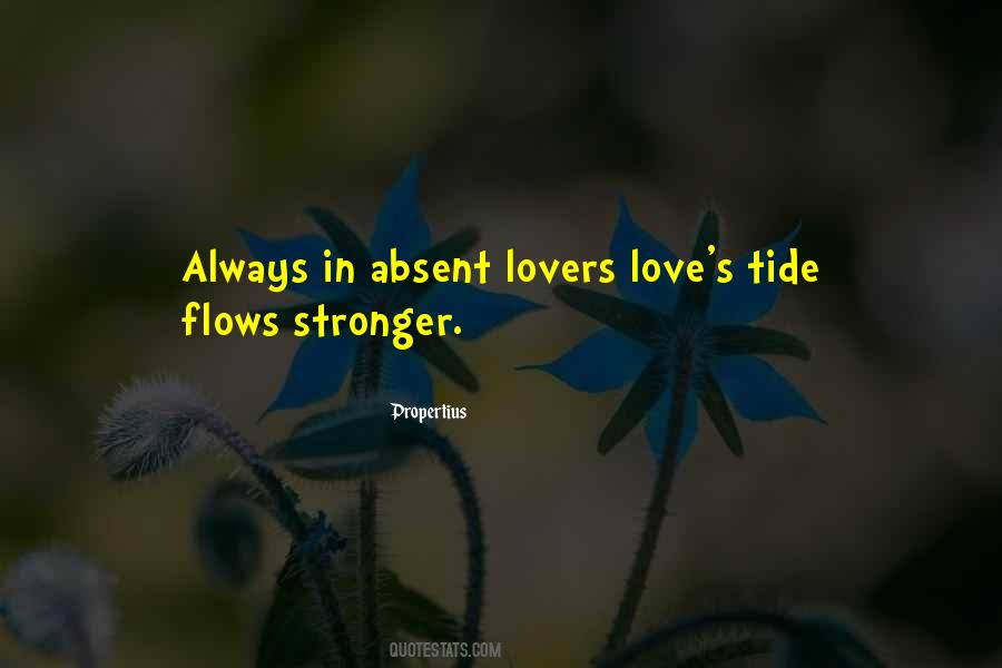 Absent Lovers Quotes #784896