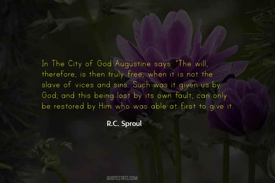 Augustine City Of God Quotes #272964