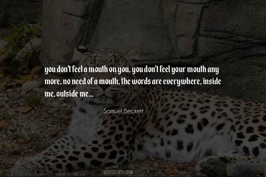 Quotes About Words Of Mouth #110408