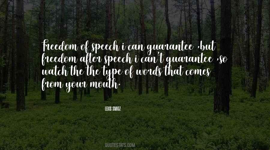 Quotes About Words Of Mouth #465062