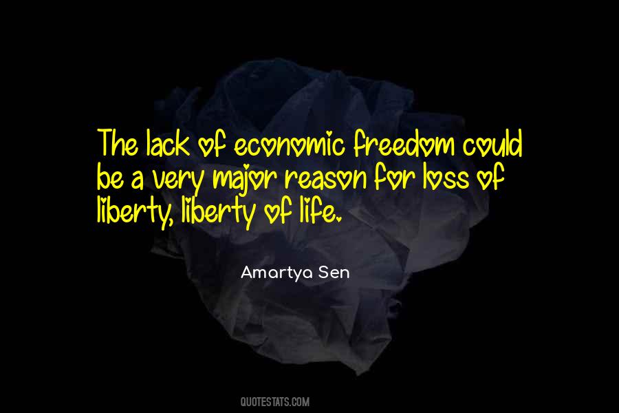 Loss Of Liberty Quotes #1255410