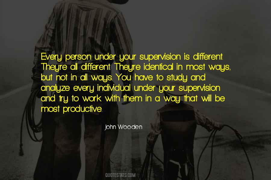 Quotes About Supervision #626752