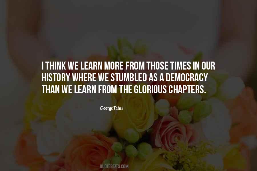 Quotes About Learn From History #163406
