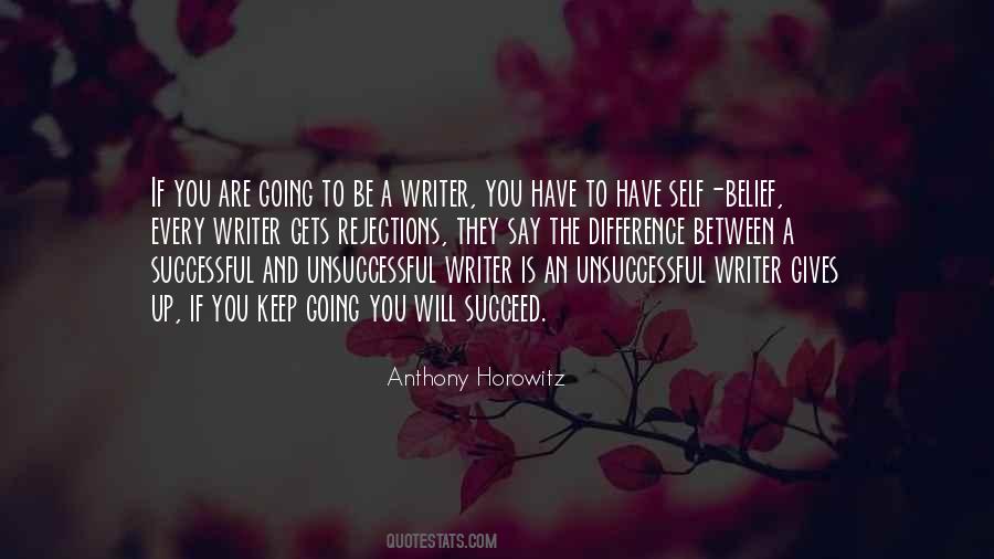 Be A Writer Quotes #1289386