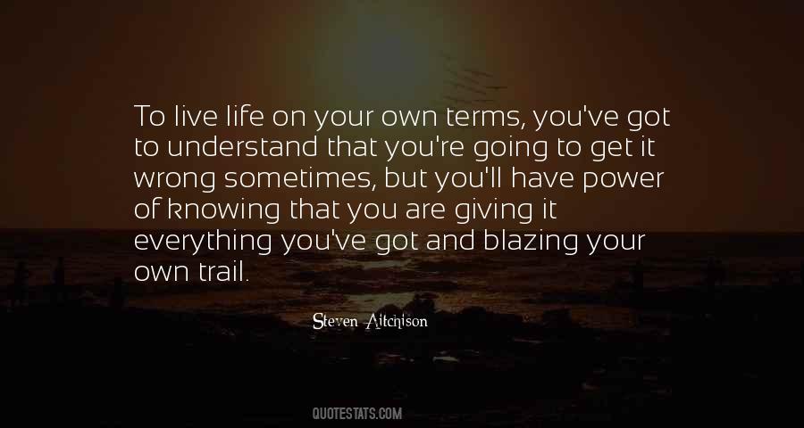 Quotes About Not Knowing What You've Done Wrong #1869141