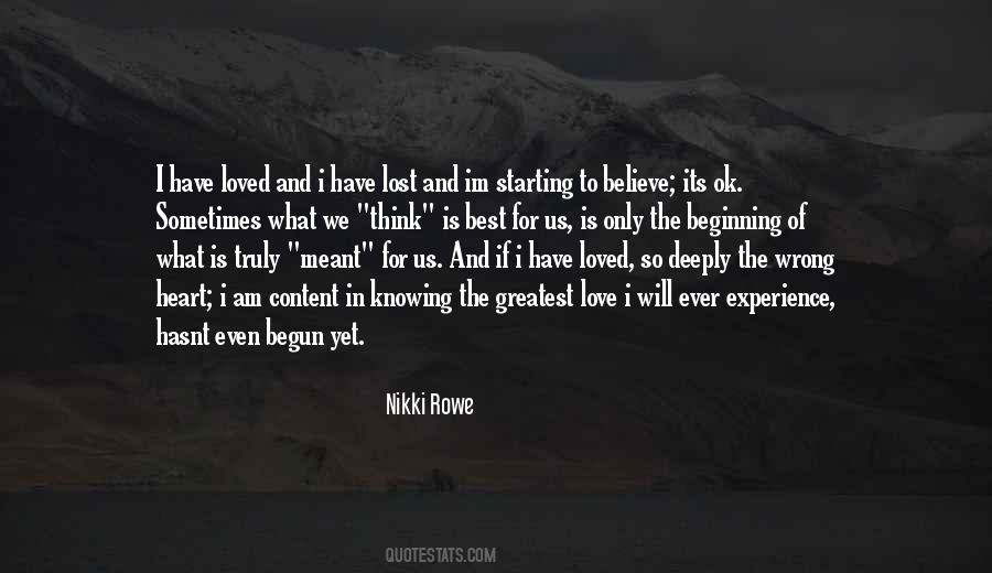 Quotes About Not Knowing What You've Done Wrong #401445