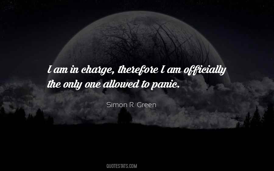 I Am In Charge Quotes #1695736