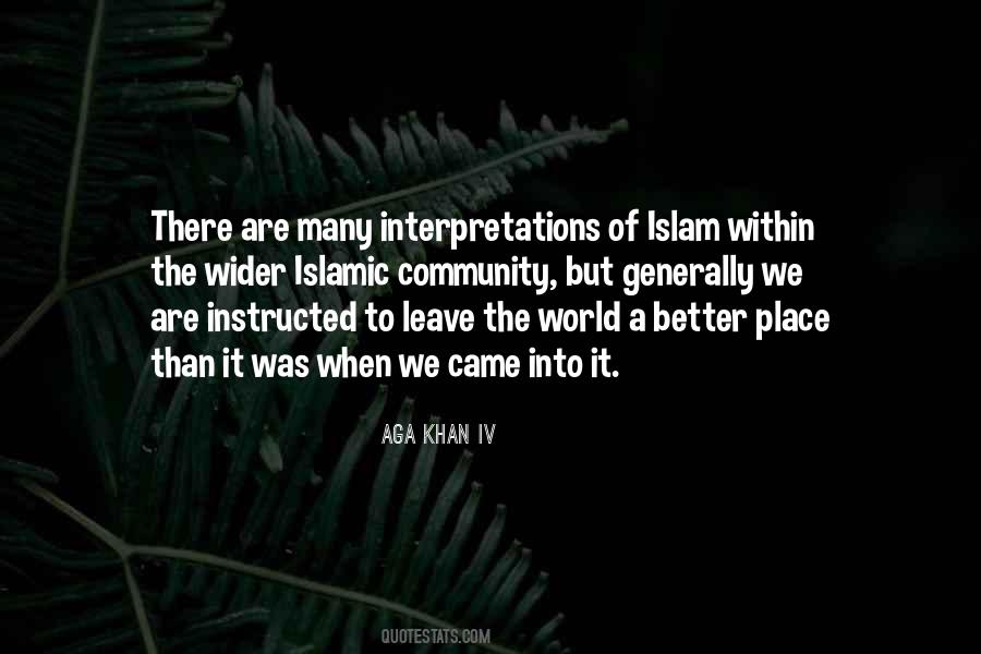 Islamic World Quotes #607482