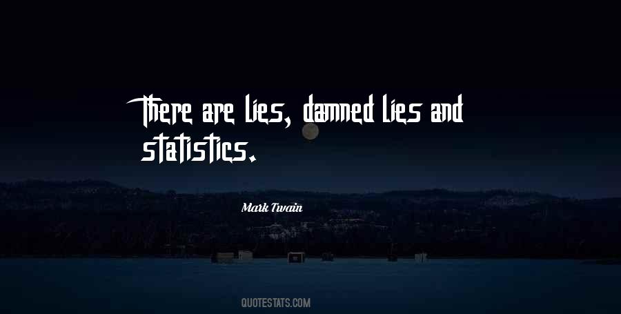 Mark Twain Statistics Quotes #722876