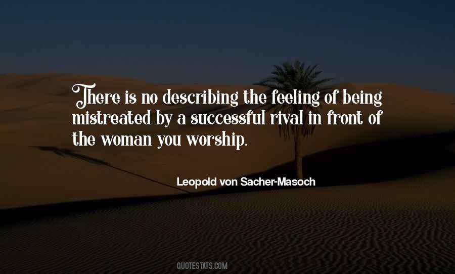 Von Sacher Masoch Quotes #1616741