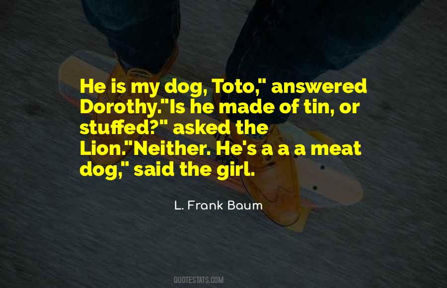 Quotes About A Girl And Her Dog #236619