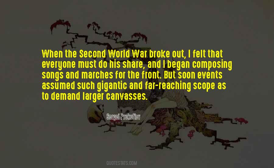 Second World Quotes #1018970