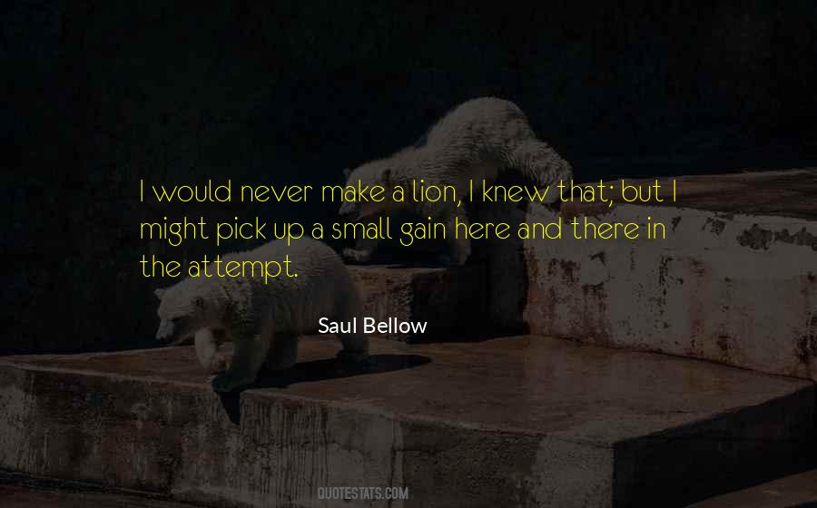 Lion Never Quotes #328205