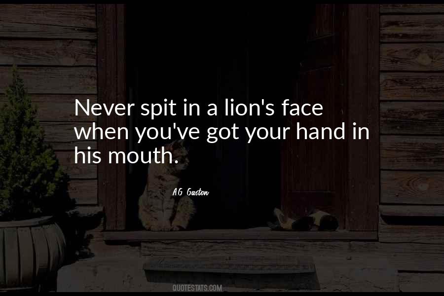 Lion Never Quotes #354544