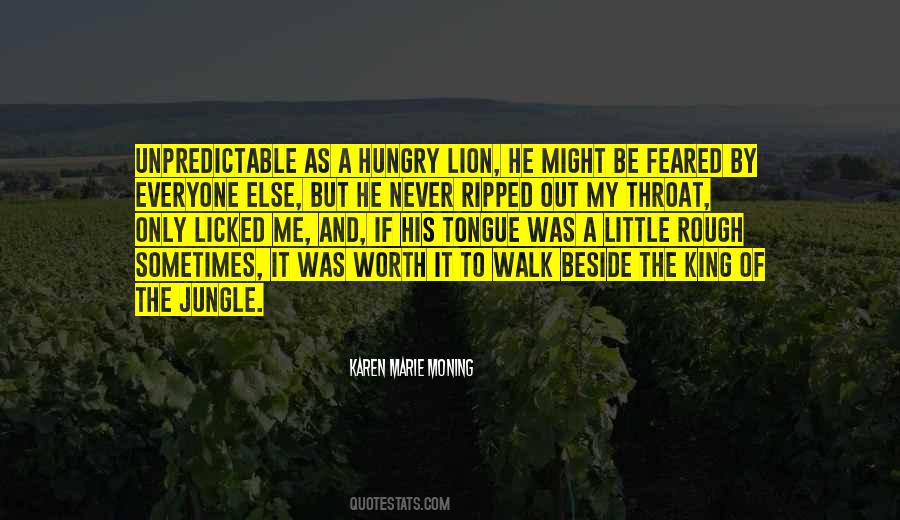 Lion Never Quotes #547177
