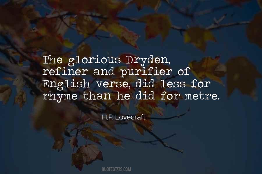 Quotes About Dryden #396044