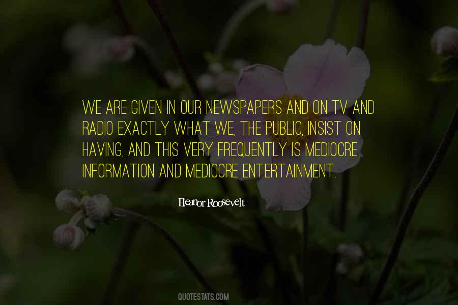 Media Television Quotes #150155