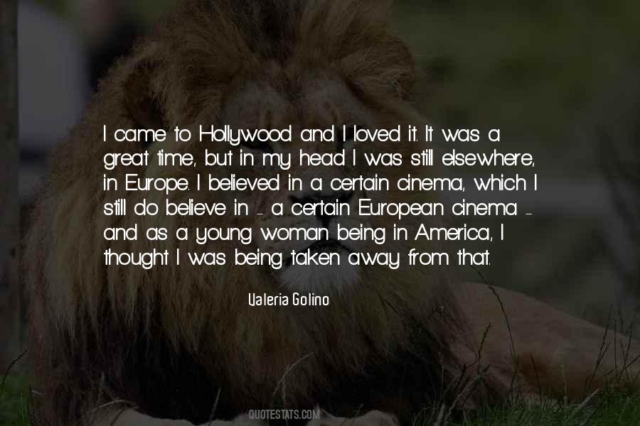 Quotes About Hollywood Cinema #1783448