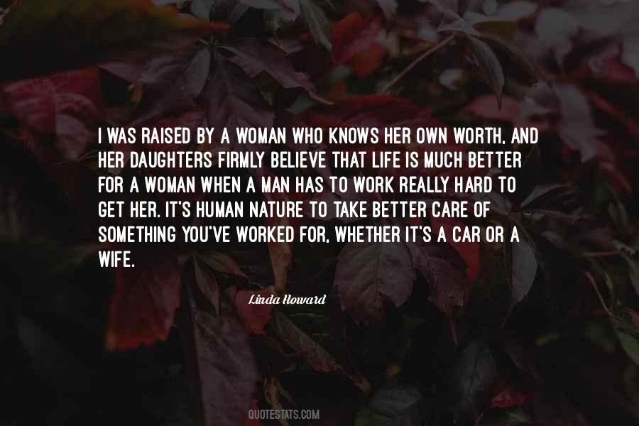 Worth Of Woman Quotes #1482092