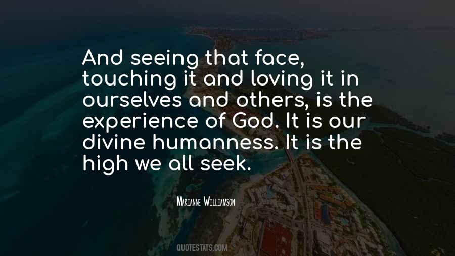 Quotes About Seeing The Face Of God #128369