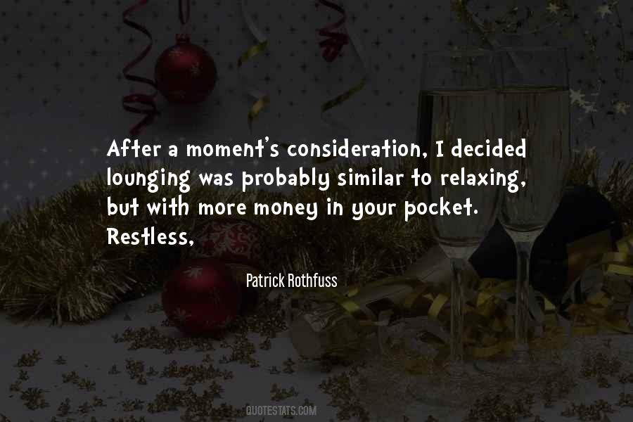 Quotes About Pocket Money #1851306