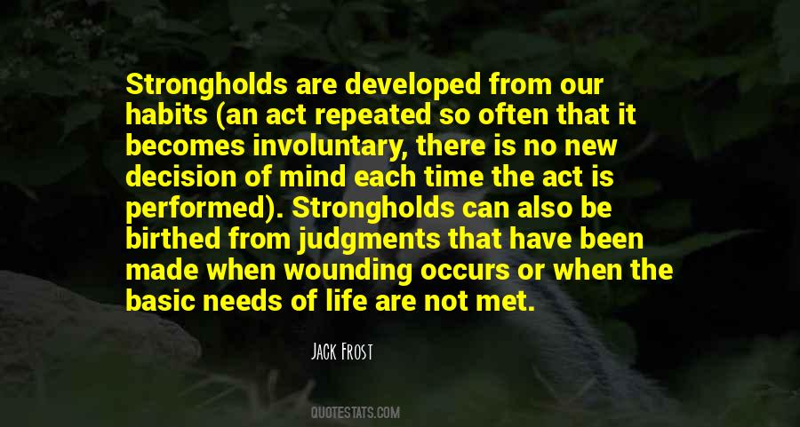 Quotes About Strongholds #197019