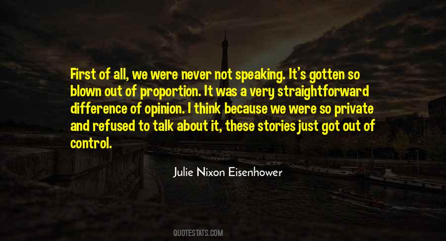 Quotes About Not Speaking #429300