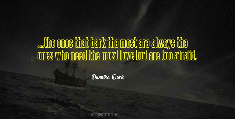 Dark Need Quotes #558630
