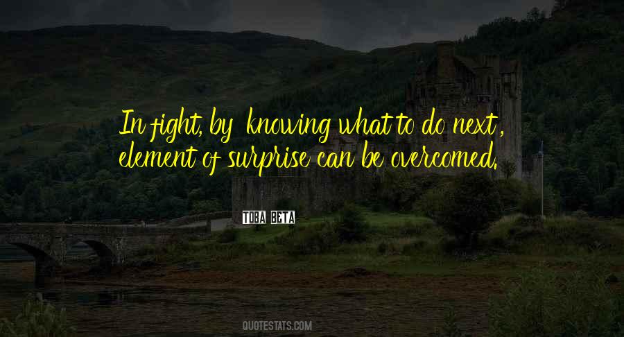 Knowing What To Do Next Quotes #844500