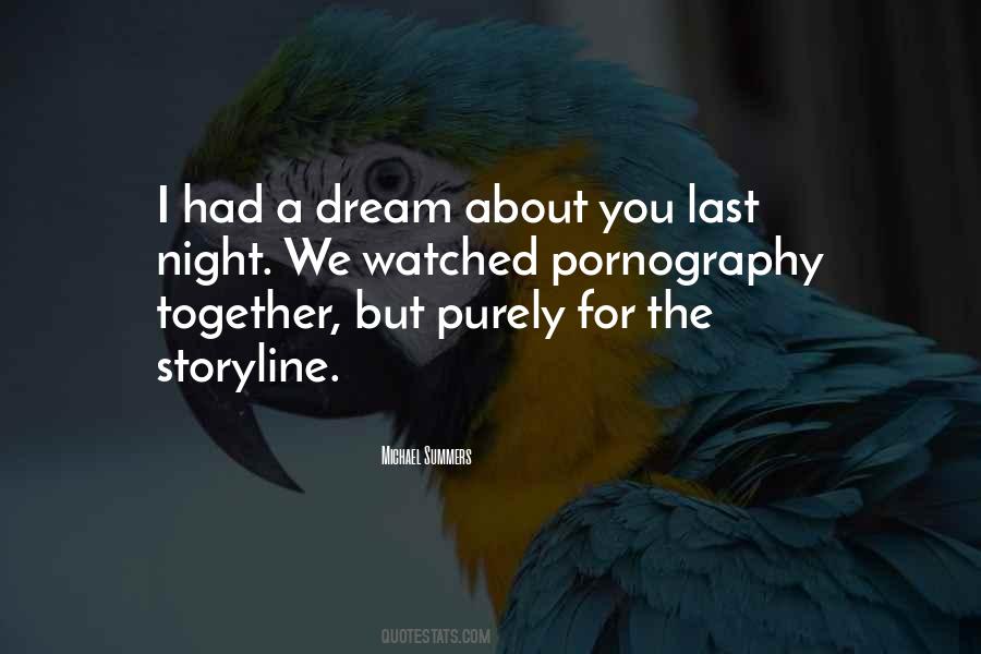 Quotes About Storyline #1127901