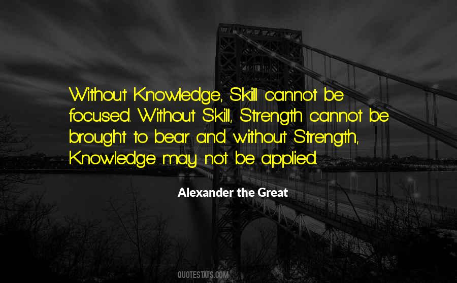 Quotes About Skills And Knowledge #521253