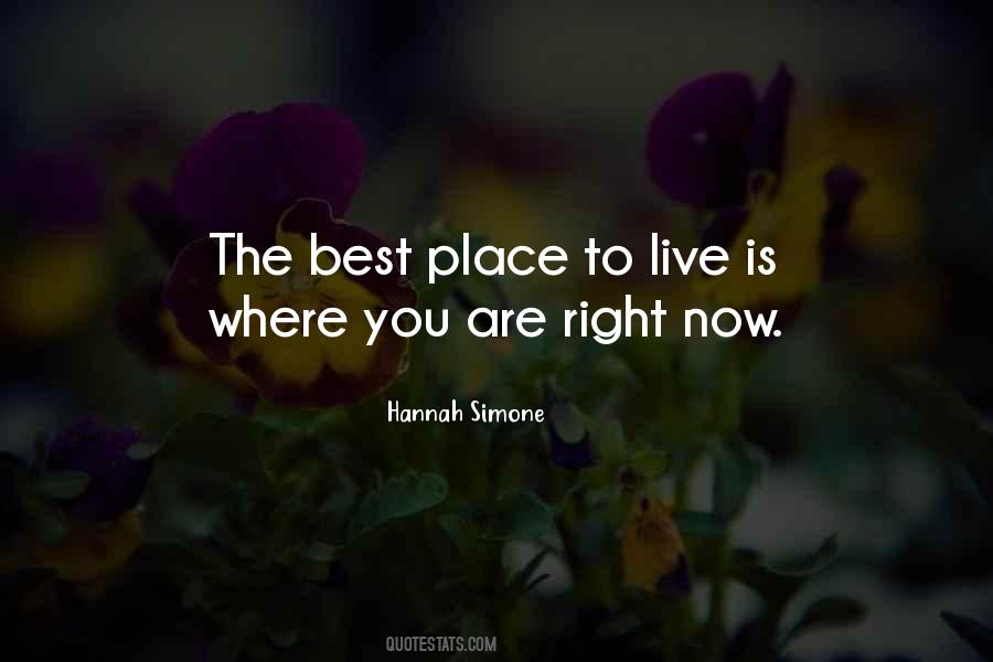 Quotes About Place You Live #266991