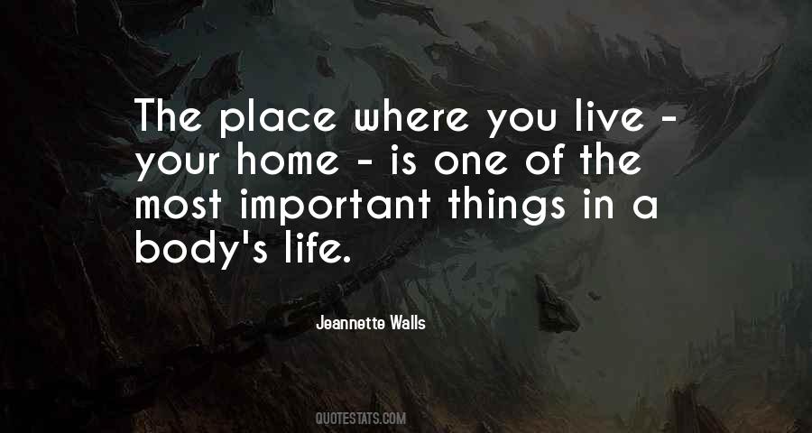 Quotes About Place You Live #529873