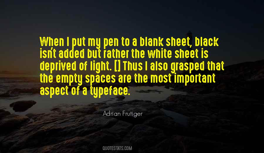 Quotes About White Space #697500