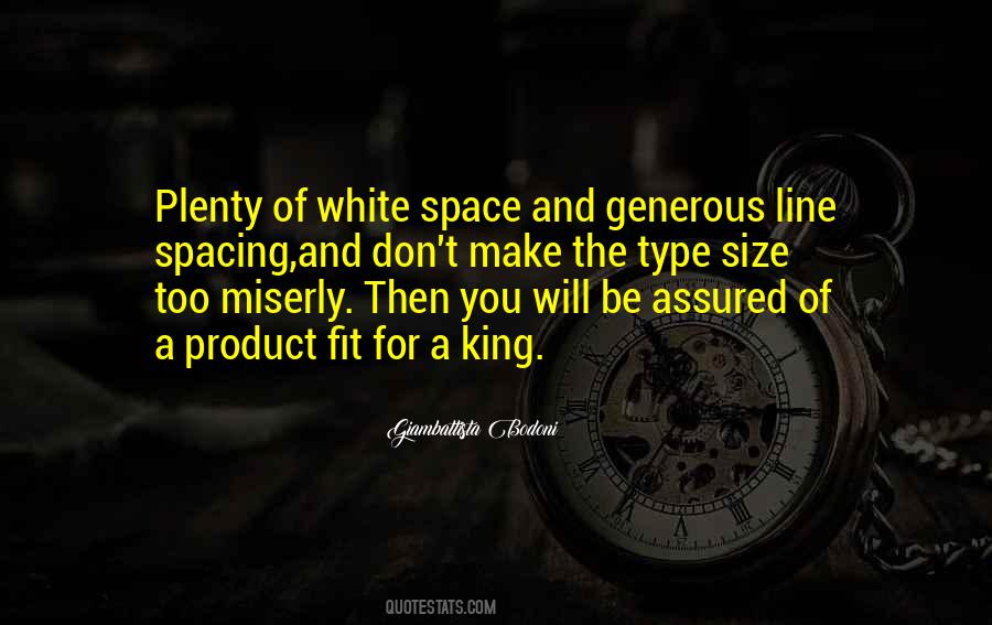 Quotes About White Space #947898