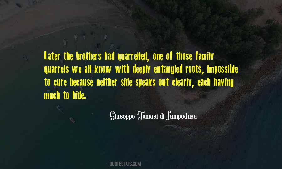 Quotes About Family Quarrels #255953