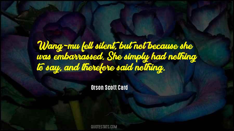 Quotes About Embarrassed #147030 Quotes About Embarrassed #147030